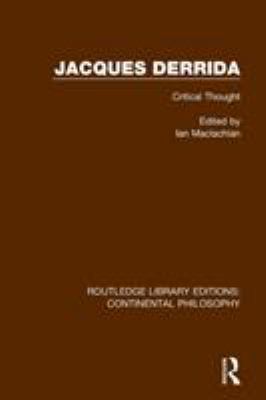 Jacques Derrida 1138088056 Book Cover