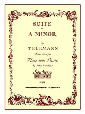 Suite in a Minor: Flute and Piano by Georg Phil... 1581062265 Book Cover