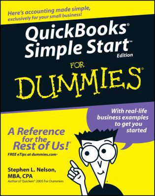 QuickBooks Simple Start for Dummies 0764574620 Book Cover