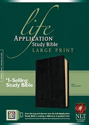 Life Application Study Bible-NLT-Large Print [Large Print] 1414307225 Book Cover