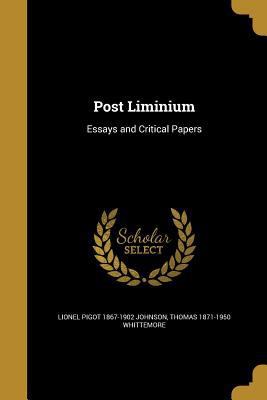 Post Liminium 1373277513 Book Cover