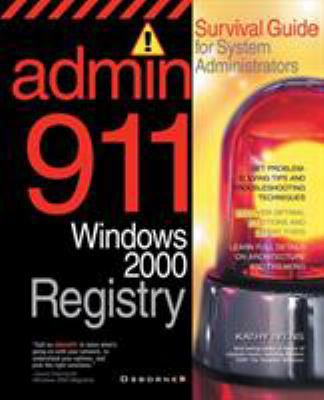 Admin911: Windows 2000 Registry 0072129468 Book Cover