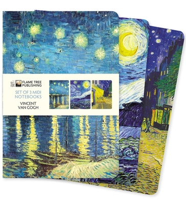 Vincent Van Gogh Set of 3 MIDI Notebooks 1839644869 Book Cover