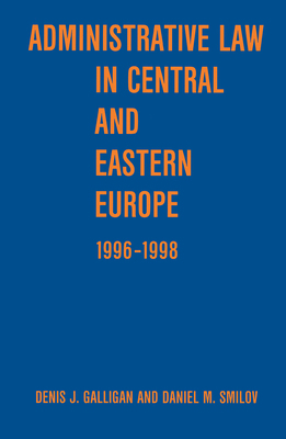 Administrative Law in Central and Eastern Europe 9639116408 Book Cover