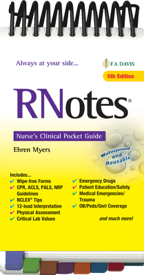 Rnotes(r): Nurse's Clinical Pocket Guide 0803669089 Book Cover