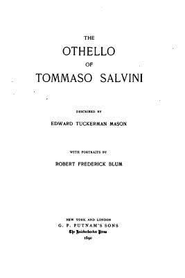 The Othello of Tommaso Salvini 1530017335 Book Cover