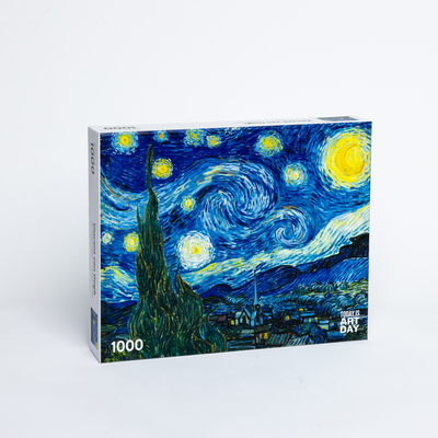 Vincent Van Gogh - Starry Night - Puzzle [Multiple languages]            Book Cover
