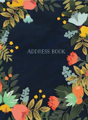 Address Book - Modern Floral Large 1631063782 Book Cover