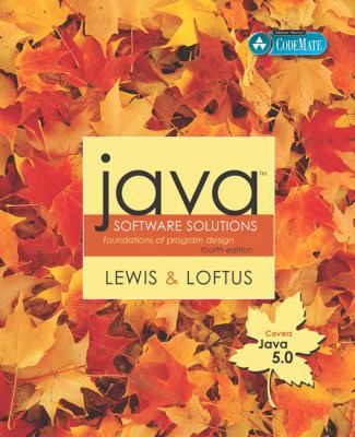 Java Software Solutions (Java 5.0 version): Fou... 0321322037 Book Cover