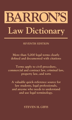 Law Dictionary 1438006950 Book Cover
