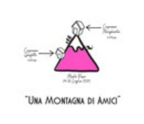 Hardcover Una Montagna Di Amici [Italian] Book