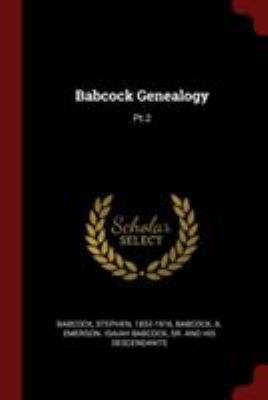 Babcock Genealogy: Pt.2 1376327643 Book Cover