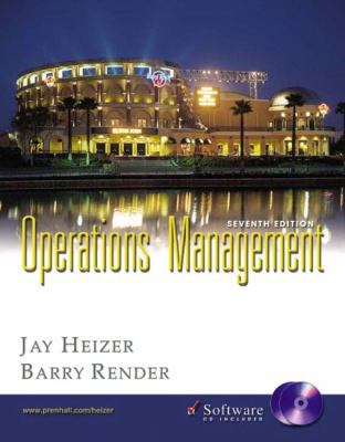 Operations Management and Student CD-ROM, Seven... 0131406388 Book Cover