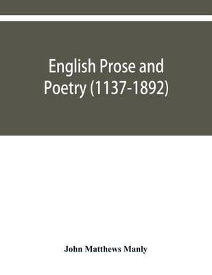 English prose and poetry (1137-1892) 9353950120 Book Cover