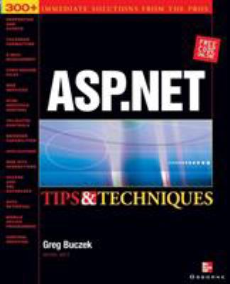 ASP.Net Tips & Techniques 0072225149 Book Cover