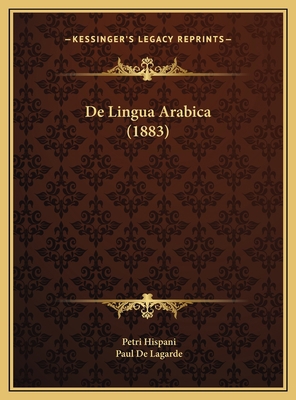 De Lingua Arabica (1883) [Latin] 1169791867 Book Cover