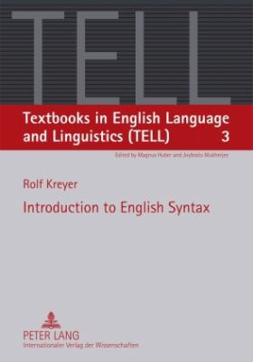 Introduction to English Syntax 3631559615 Book Cover