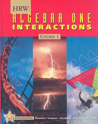 HRW Algebra One Interactions Course 1 (Holt cop... 0030554829 Book Cover