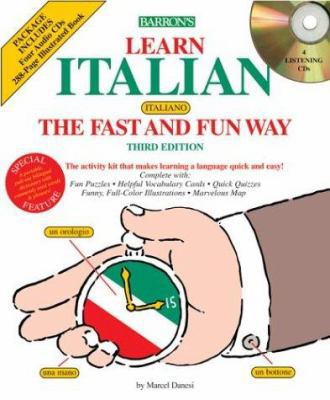 Learn Italian the Fast and Fun Way with Audio CDs 0764176838 Book Cover