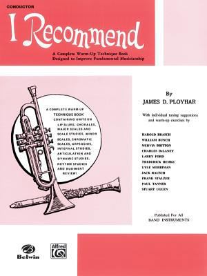 I Recommend: B-flat Cornet (Trumpet) 0769219586 Book Cover