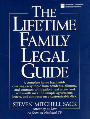 The Lifetime Family Legal Guide 0735200513 Book Cover