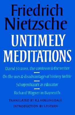 Untimely Meditations 0521289270 Book Cover