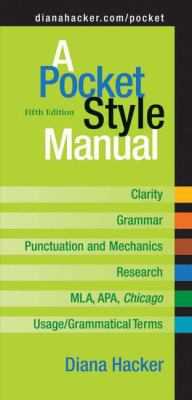 A Pocket Style Manual 0312452756 Book Cover
