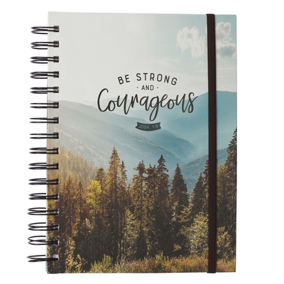 Spiral Journal W/ Elastic Courageous 1642724165 Book Cover