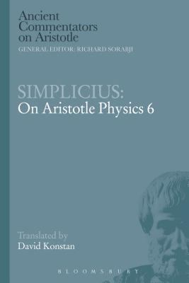 Simplicius: On Aristotle Physics 6 1780933657 Book Cover
