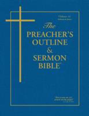 Preacher's Outline & Sermon Bible-KJV-Hebrews-J... 1574070118 Book Cover