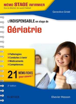 L'Indispensable En Stage de Gériatrie: Nouvelle... [French] 2294760530 Book Cover