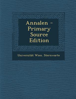 Annalen [Italian] 128799301X Book Cover