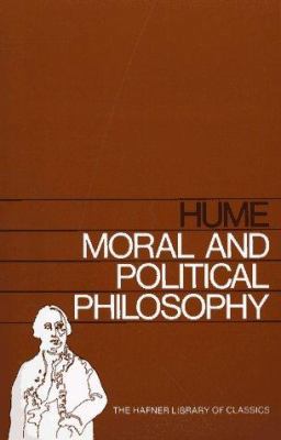 MORAL AND POLITICAL PHILOSOPHY 0028461703 Book Cover