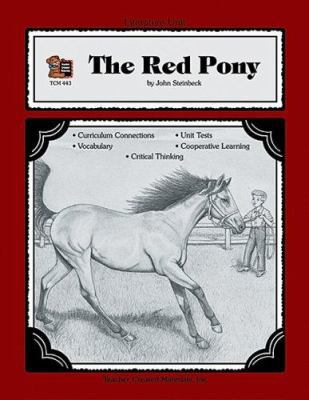 The Red Pony: A Literature Unit (Literature Uni... 1557344434 Book Cover