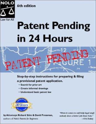 Patent Pending in 24 Hours 0873377931 Book Cover