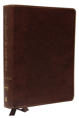 NKJV, Journal the Word Bible, Large Print, Bond... [Large Print] 0718090896 Book Cover