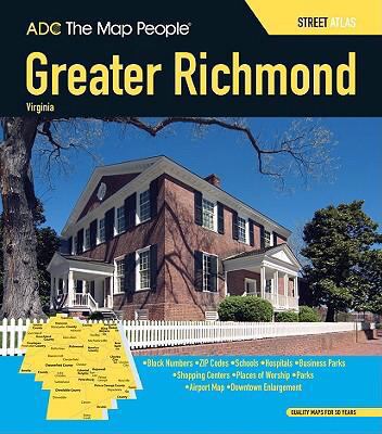 Greater Richmond, Virginia Street Atlas 0875308880 Book Cover