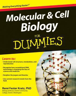 Molecular and Cell Biology for Dummies 0470531045 Book Cover
