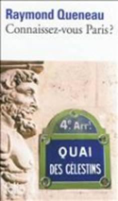 Connaissez Vous Paris ? [French] 2070442551 Book Cover