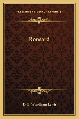 Ronsard 1163141097 Book Cover