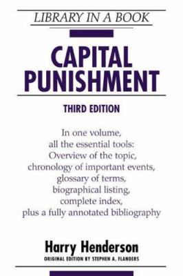 Capital Punishment, Third Edition 0816057087 Book Cover