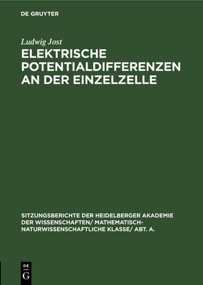 Elektrische Potentialdifferenzen an Der Einzelz... [German] 3111188639 Book Cover