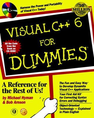 Visual C++ 6 For Dummies w/CD 0764503723 Book Cover