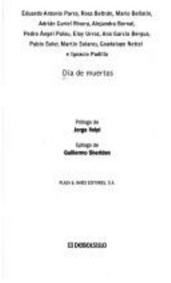 Dia de Muertos - Antologia del Cuento Mexicano ... [Spanish] 8484507394 Book Cover