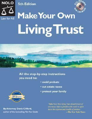 Make Your Own Living Trust [With CD-ROM] 0873377818 Book Cover