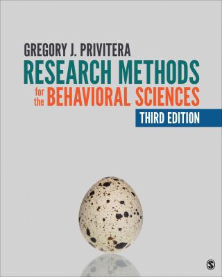 Research Methods for the Behavioral Sciences 1544309813 Book Cover