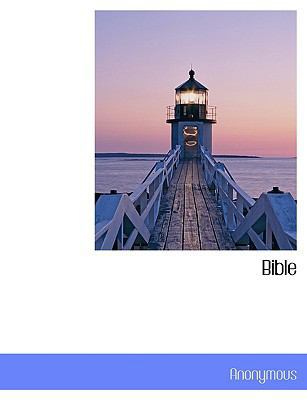 Bible [Large Print] 1116734699 Book Cover