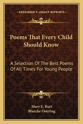 Poems That Every Child Should Know: A Selection... 1163626651 Book Cover