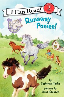 Pony Scouts: Runaway Ponies! 0062086693 Book Cover