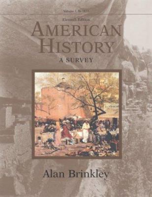 American History: A Survey, Volume 1 MP W/Powerweb 0072490519 Book Cover